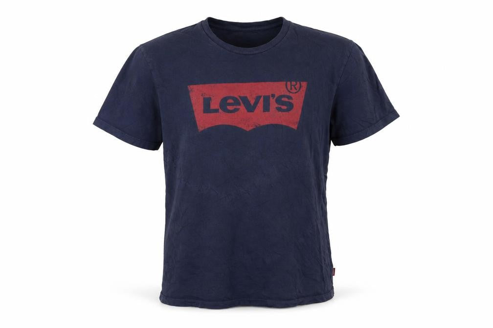 Levi's Men's Blue Logo Graphic T-Shirt Size L Regular Fit