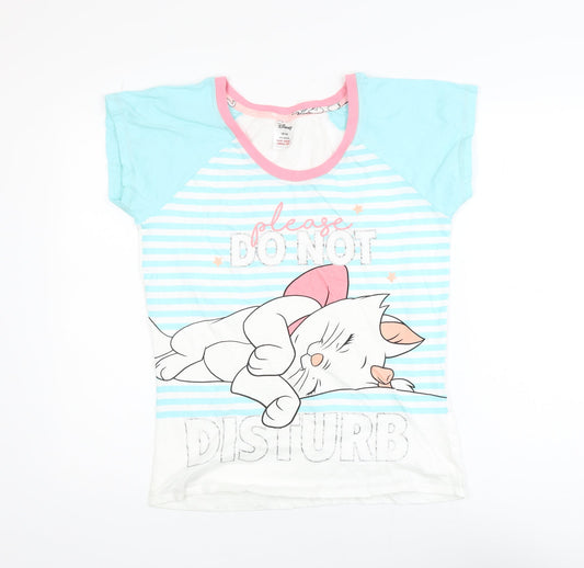 Disney Girls Multicoloured 12-14 Years Marie Cat Cotton Nightshirt