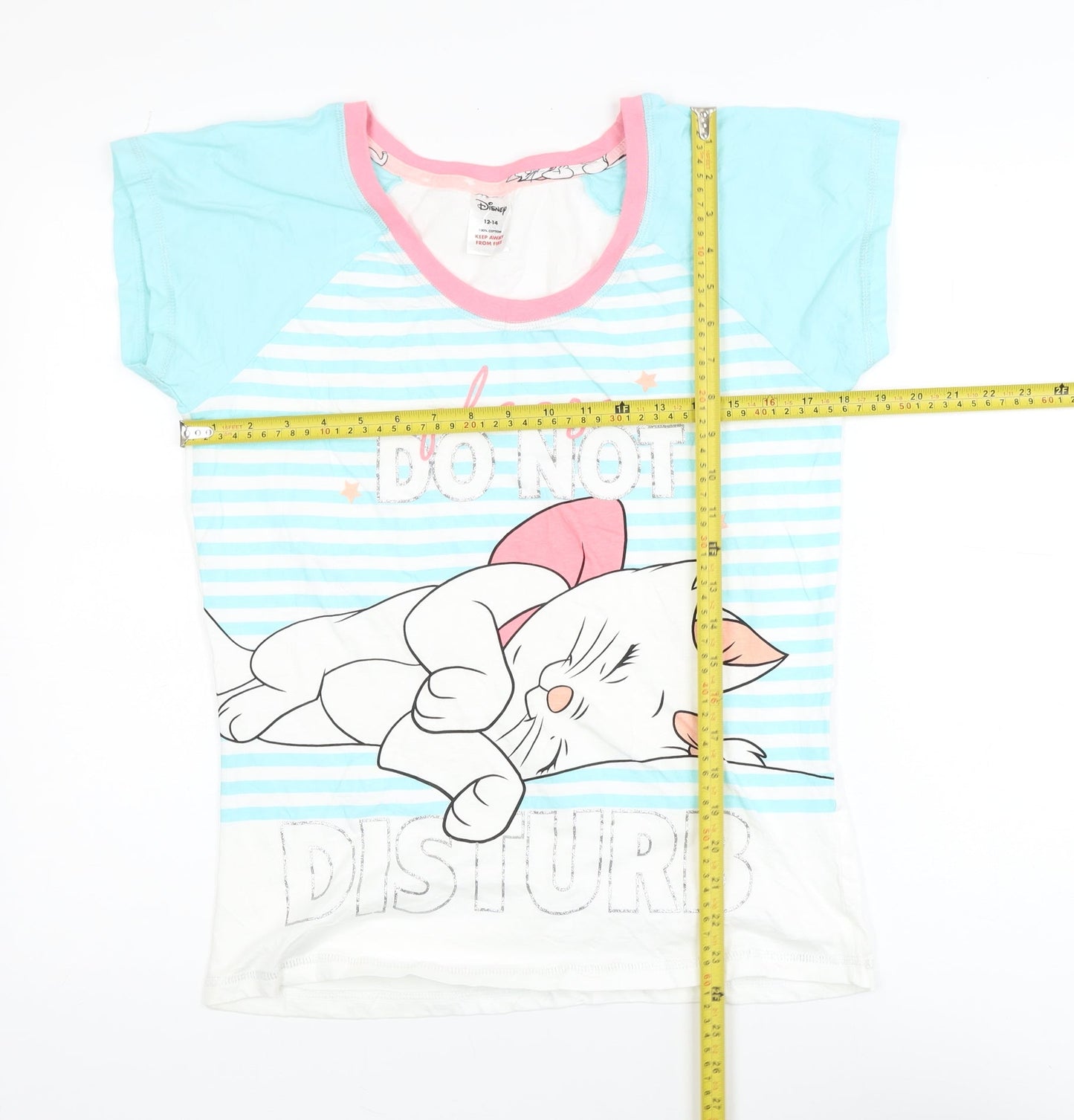 Disney Girls Multicoloured 12-14 Years Marie Cat Cotton Nightshirt