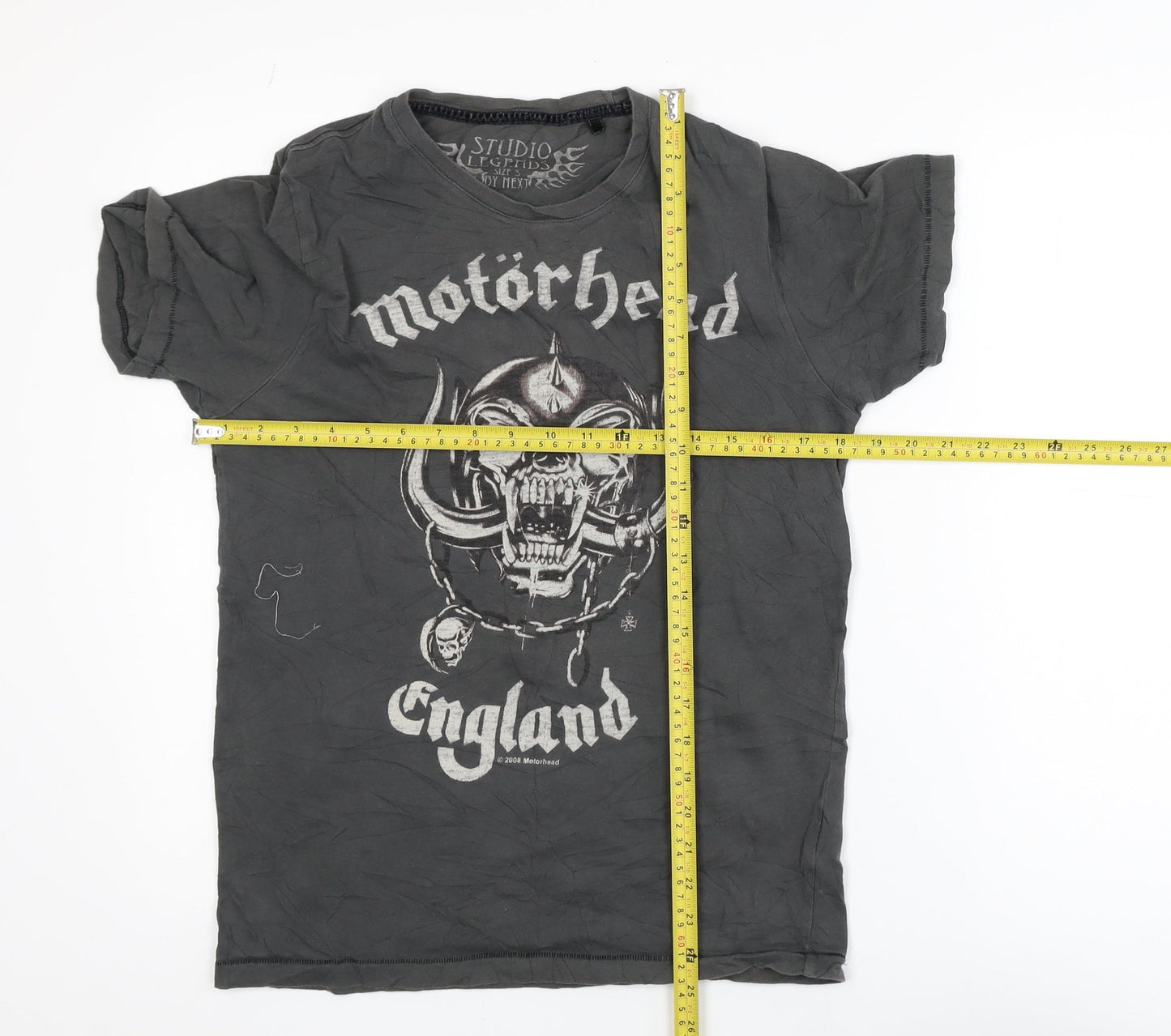 Next Studio Legends Men's Black Motörhead England Rock Band T-Shirt Size S