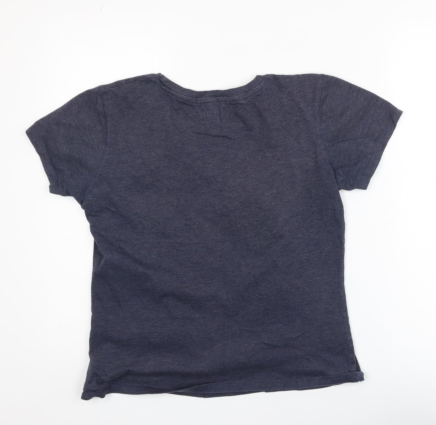 Saltrock Girls Blue Graphic Print Cotton T-Shirt 9-10 Years Regular Fit