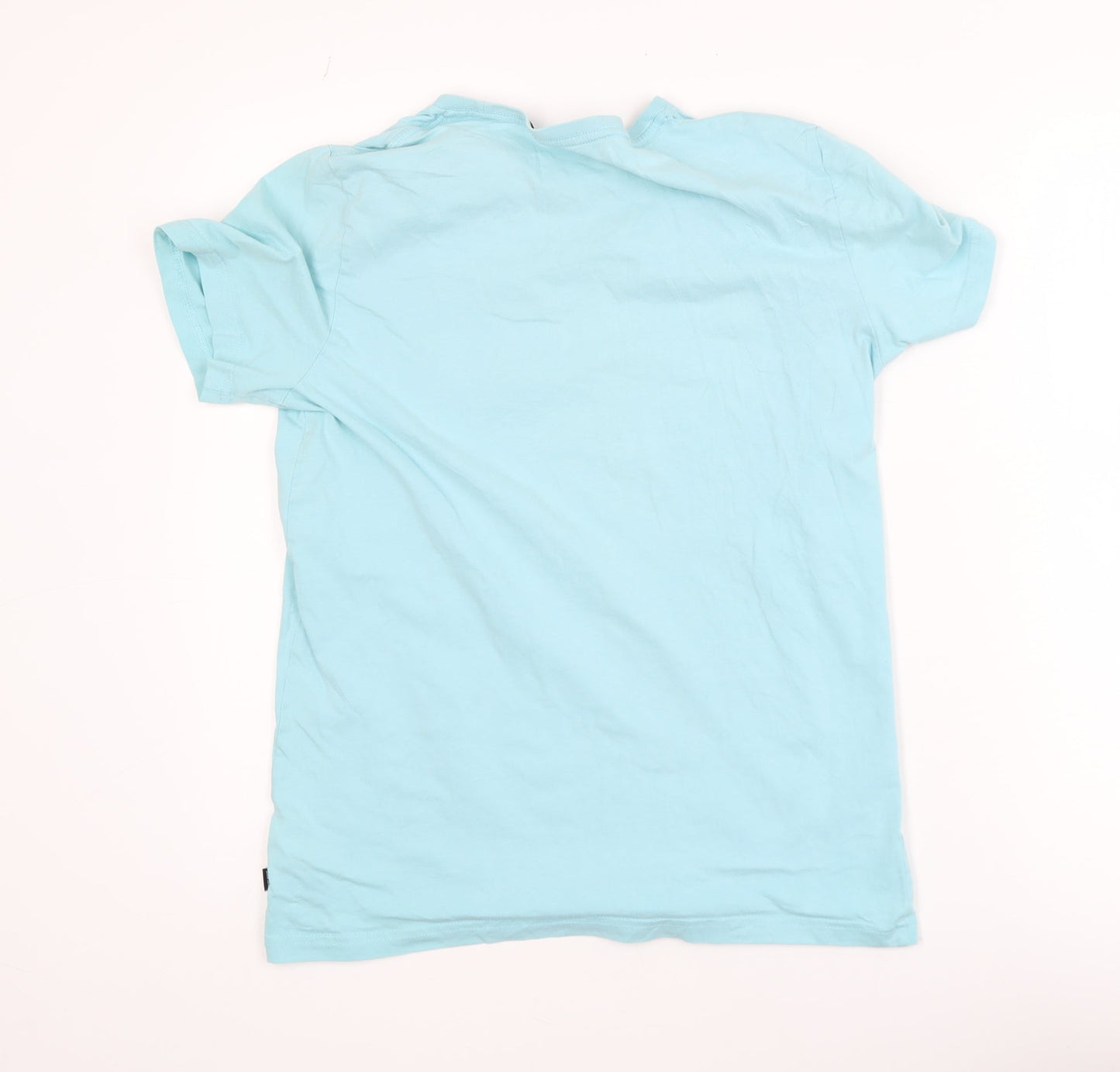 Puma Teens Blue XL Crew Neck Cotton Jersey T-Shirt