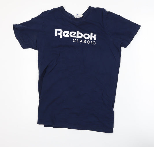 Reebok Classic Men’s Blue Short Sleeve Crew Neck T-Shirt M