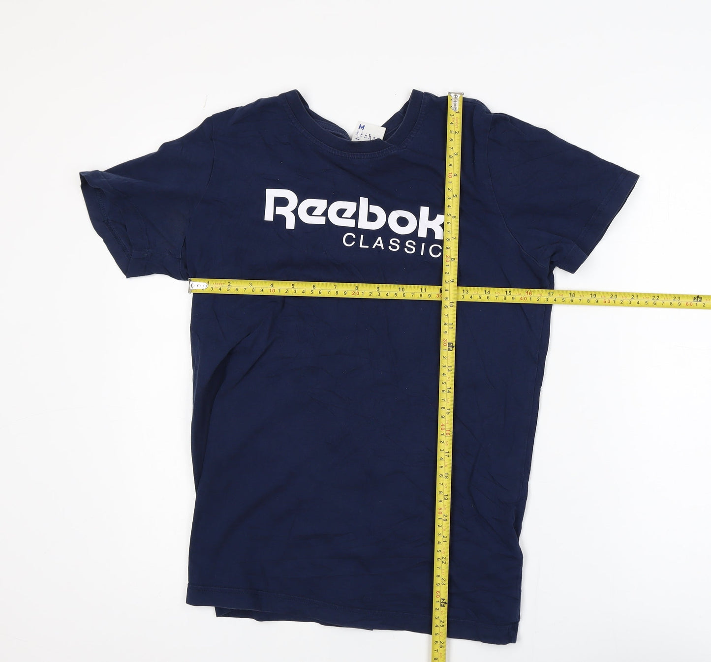 Reebok Classic Men’s Blue Short Sleeve Crew Neck T-Shirt M