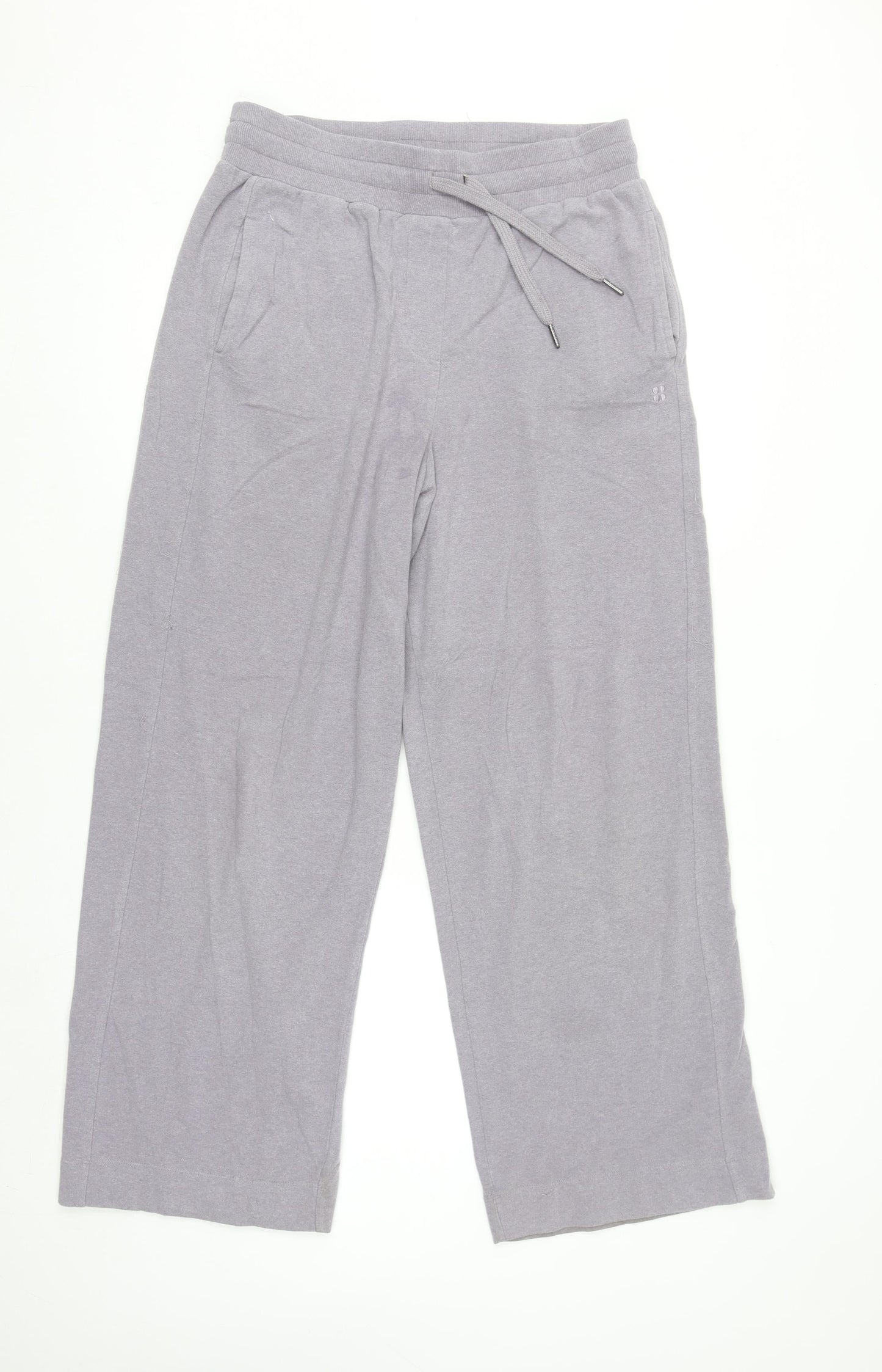 Sweaty Betty Women's Grey M Jersey Sweatpants with Pockets