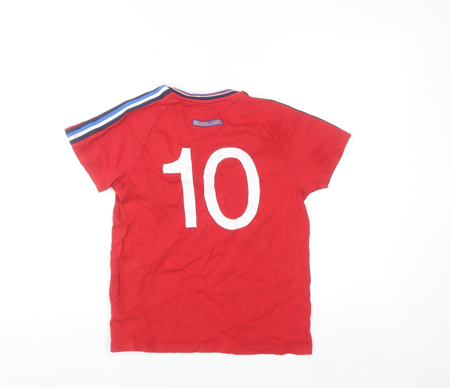 Next Boys Red England Football T-Shirt 11 Years Cotton Sports Top