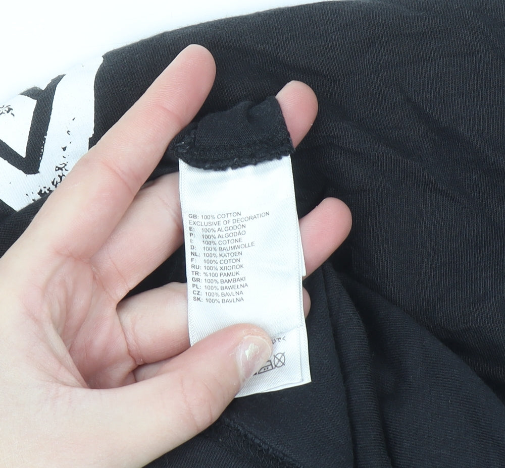 The North Face Men's Black Graphic Cotton T-Shirt M