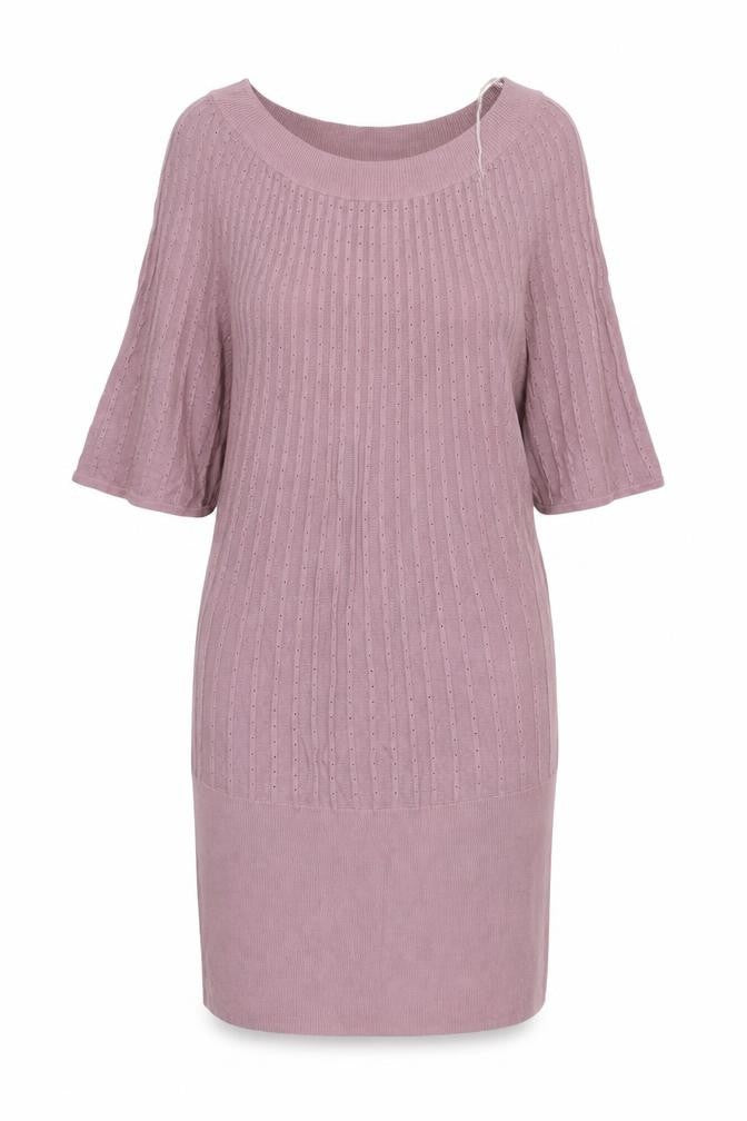 H&M Women Purple Knit Sweater Dress Size 12 Viscose Casual