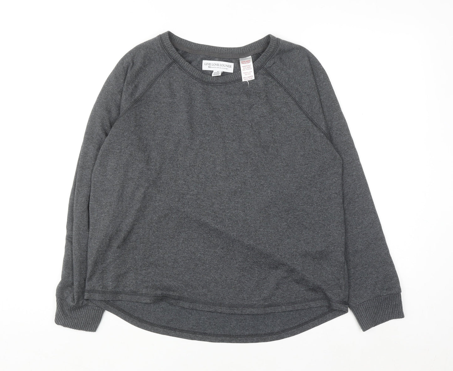 Karen Neuburger Women’s Grey Pullover Jumper Medium Knit Long Sleeve