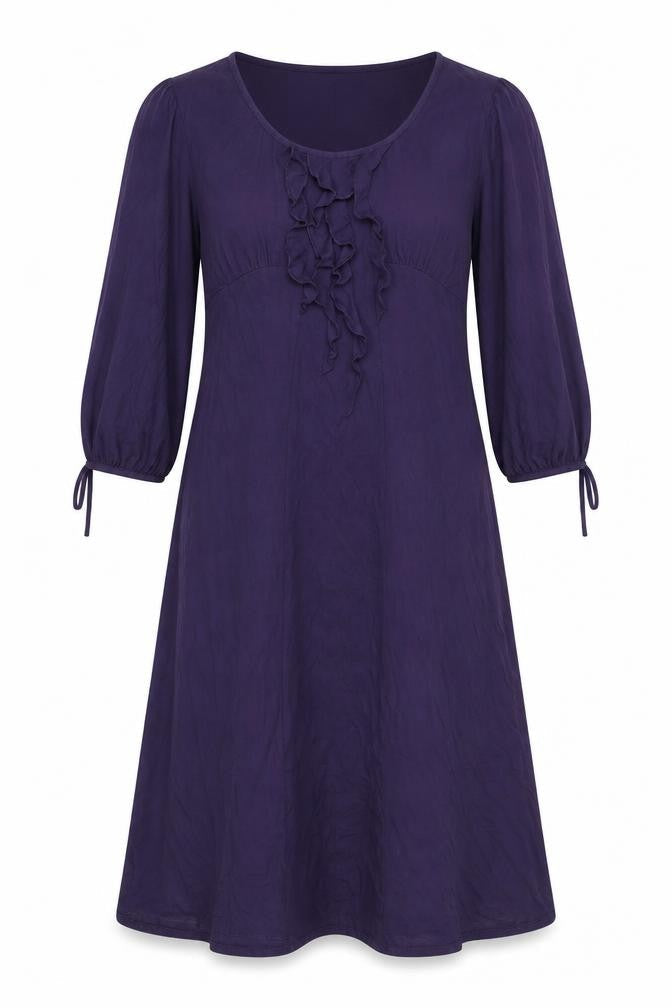 Marks and Spencer Per Una Women’s Purple A-Line Knee Length Dress Size 14