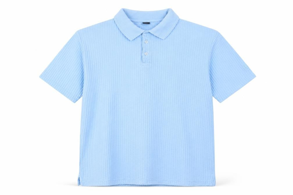 Cotton Traders Men's Blue Short Sleeve Polo Shirt Size L 100% Cotton