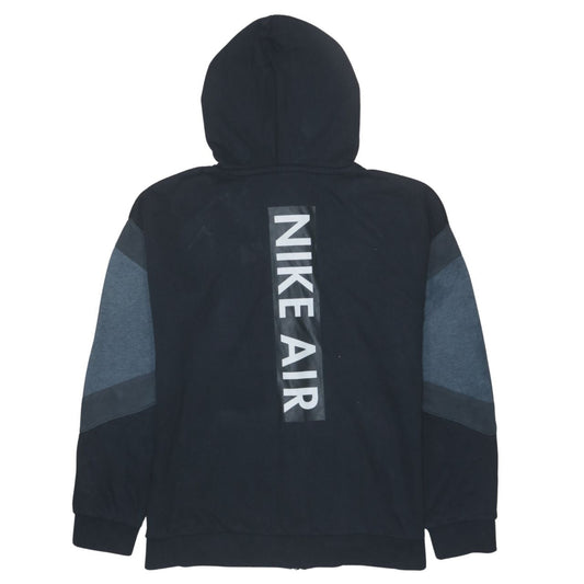 Nike Boys Black Full Zip Hoodie XL 13-15 Years Hooded Sweatshirt