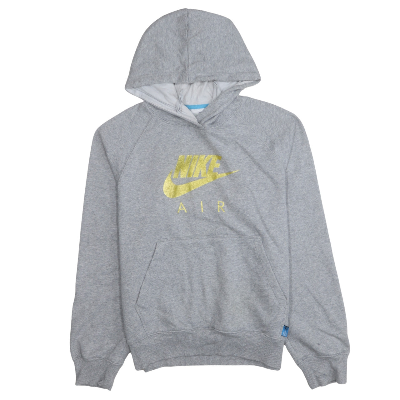 Nike Men's Grey Pullover Hoodie M Graphic Fleece Sweatshirt