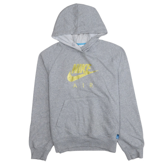 Nike Men's Grey Pullover Hoodie M Graphic Fleece Sweatshirt