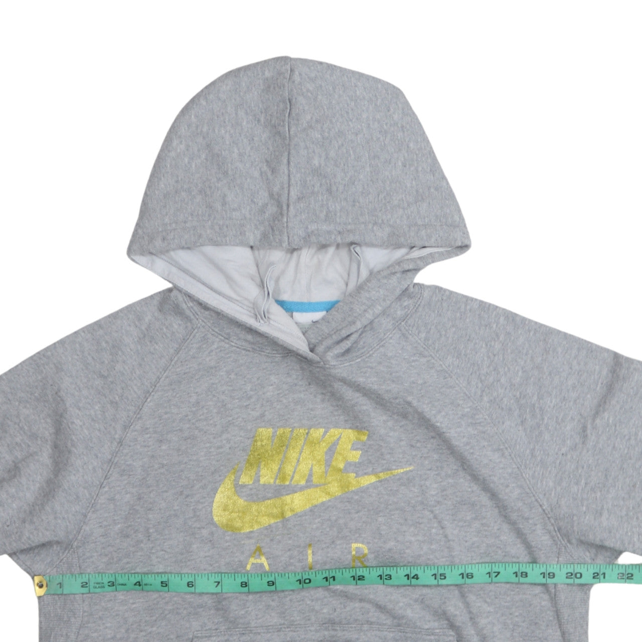 Nike Men's Grey Pullover Hoodie M Graphic Fleece Sweatshirt
