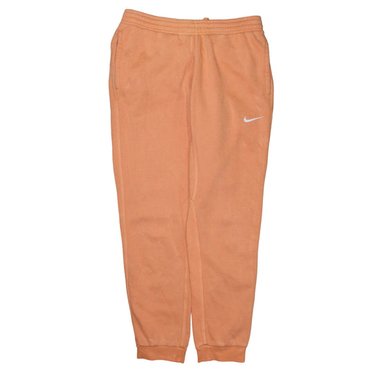 Nike Men’s Orange Regular Fit Fleece Sweatpants M