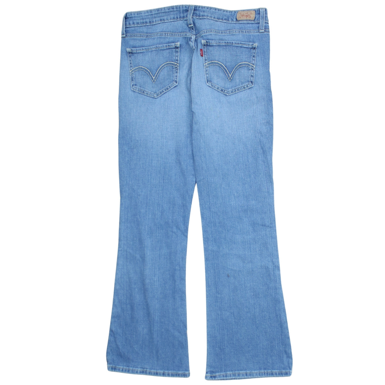 Levi's Women Blue Superlow Bootcut Jeans Size 8 Regular Fit