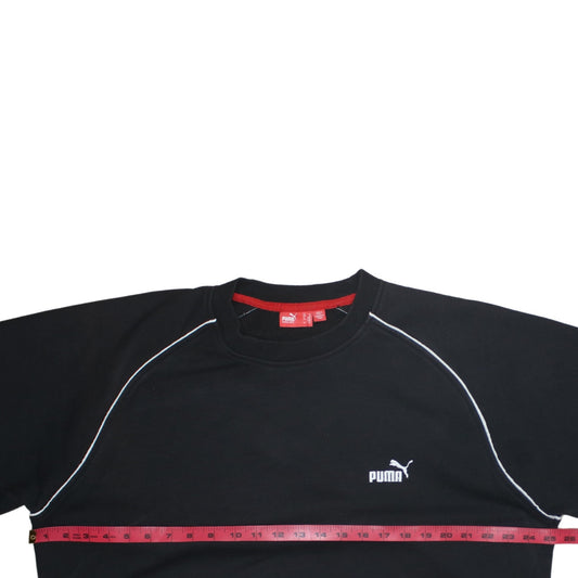 Puma Men's Black XL Crew Neck Pullover Sweatshirt