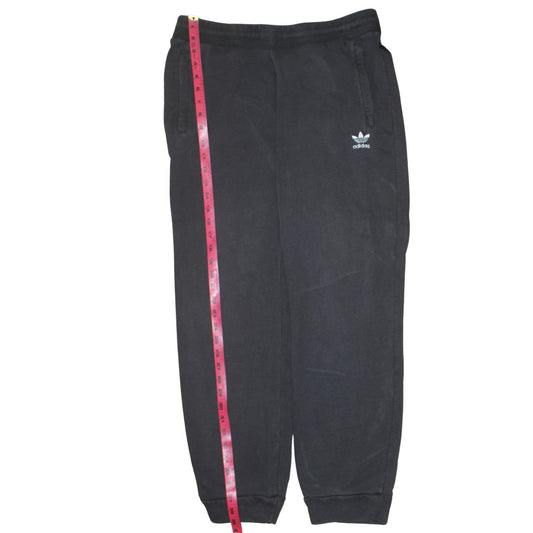 Adidas Men's Black Jogger Sweatpants L Fleece Comfort Trousers