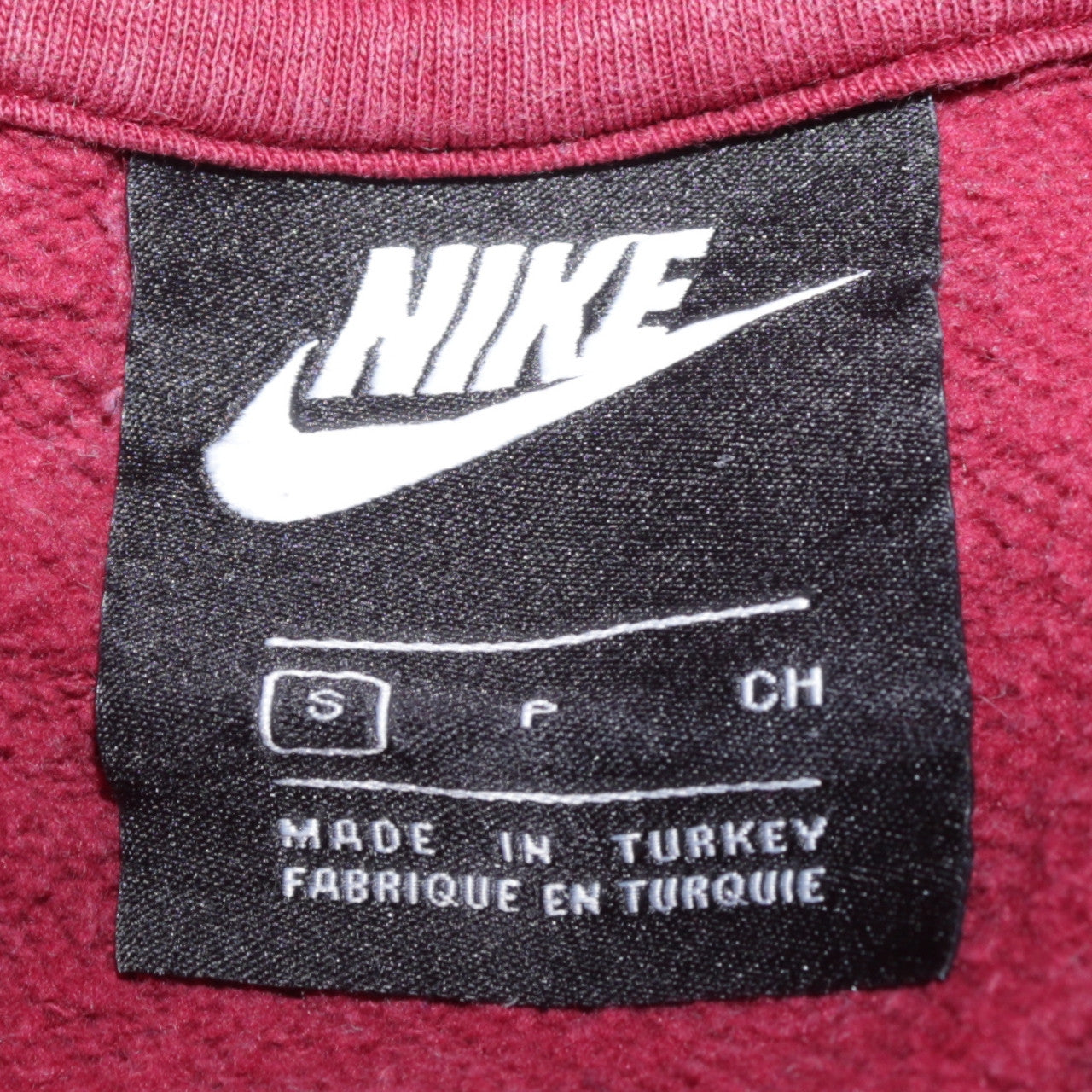 Nike Men's Red Pullover Hoodie Size S Sports Fleece Sweatshirt