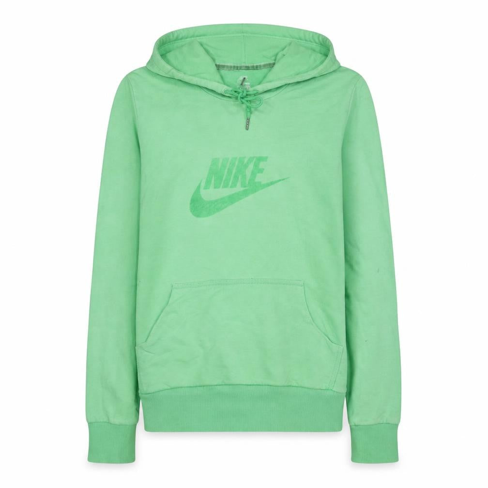 Nike Womens Green Pullover Hoodie XL Relaxed Fit Sportswear