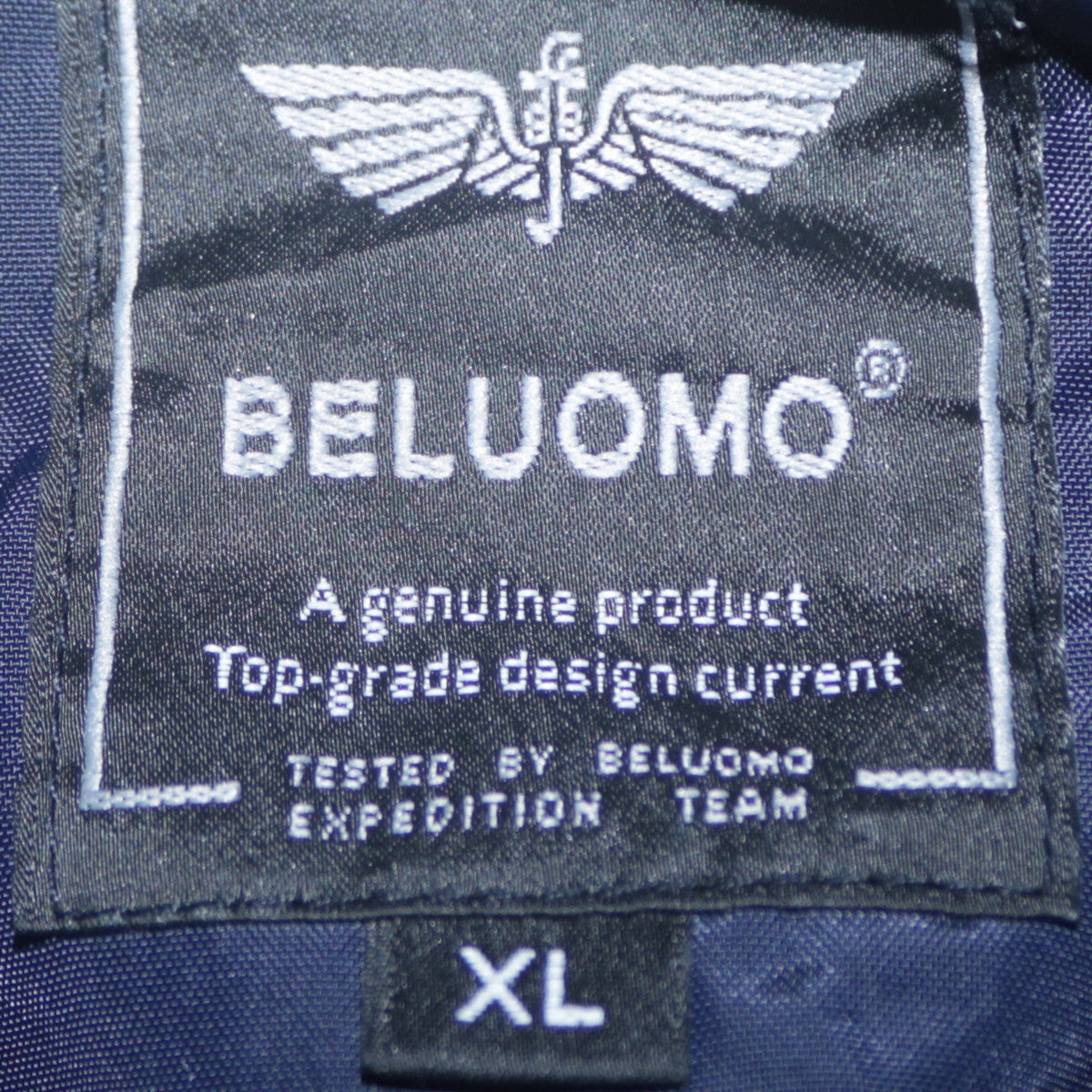 Beluomo Men's Navy Jacket XL – Casual Expedition Style Outerwear