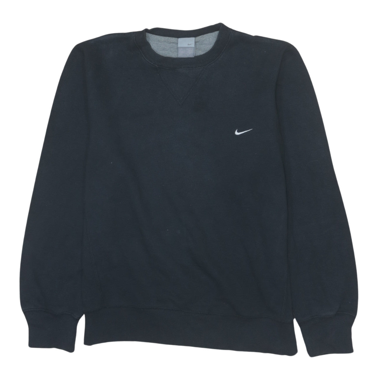 Nike Men's Black Crew Neck Pullover Sweatshirt Size S