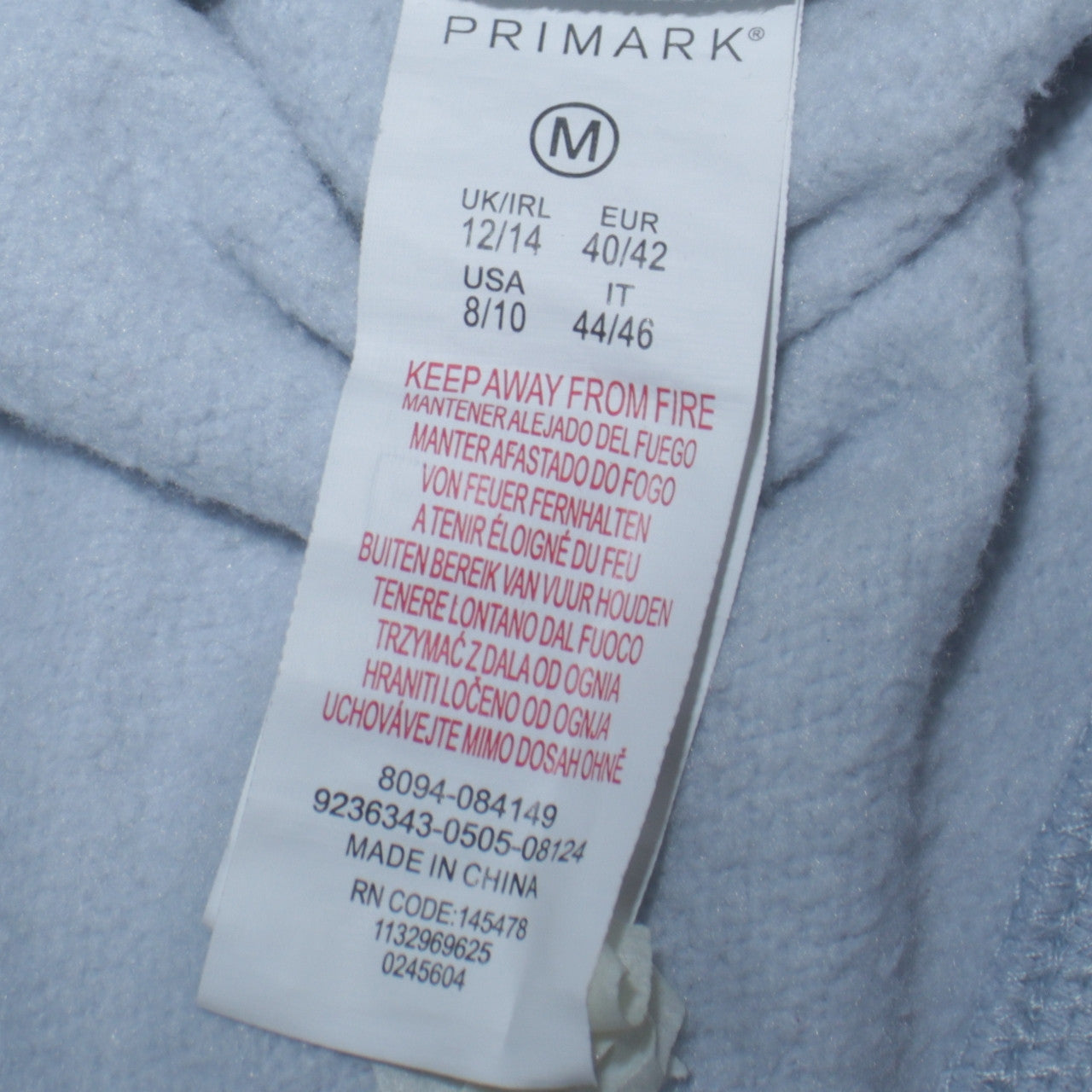 Primark Disney Women Blue Stitch Sweatshirt Size 12/14 Pullover