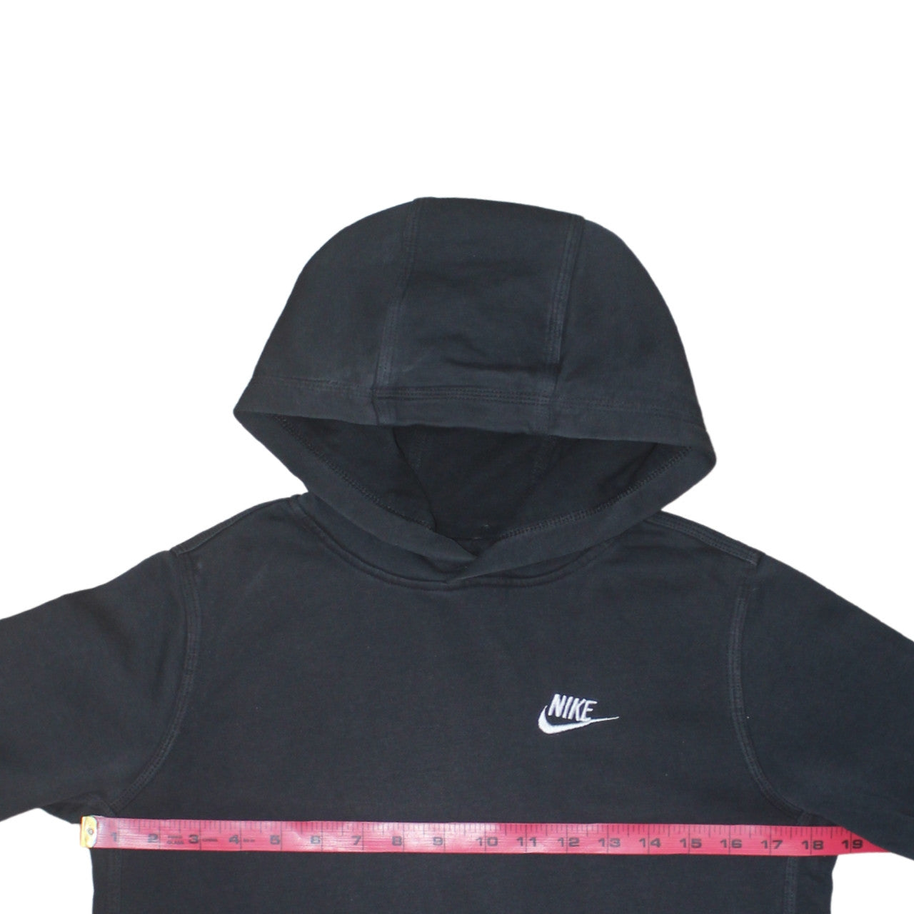 Nike Boys Black Pullover Hoodie XL 158-170cm Standard Fit Cotton Blend