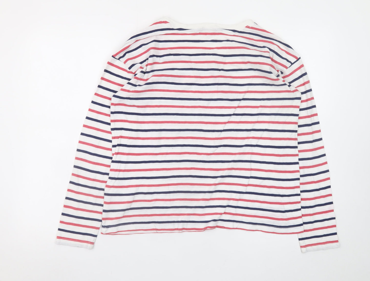Ralph Lauren Womens Multicoloured Striped Long Sleeve T-Shirt M