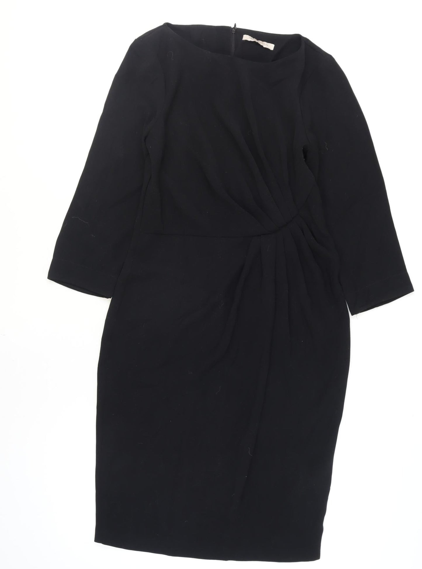 Marks and Spencer Women’s Black Sheath Knee Length Dress UK 8