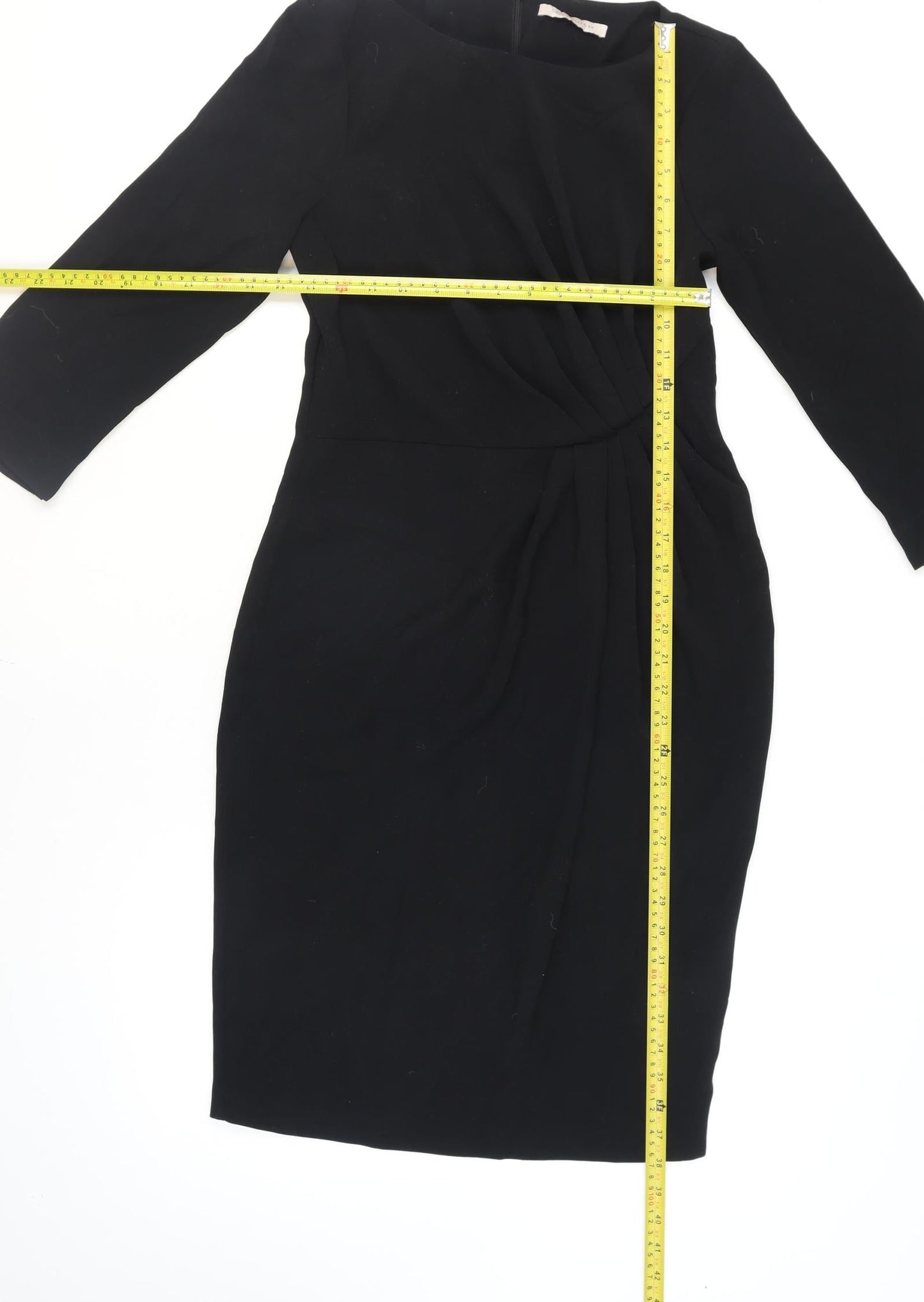 Marks and Spencer Women’s Black Sheath Knee Length Dress UK 8