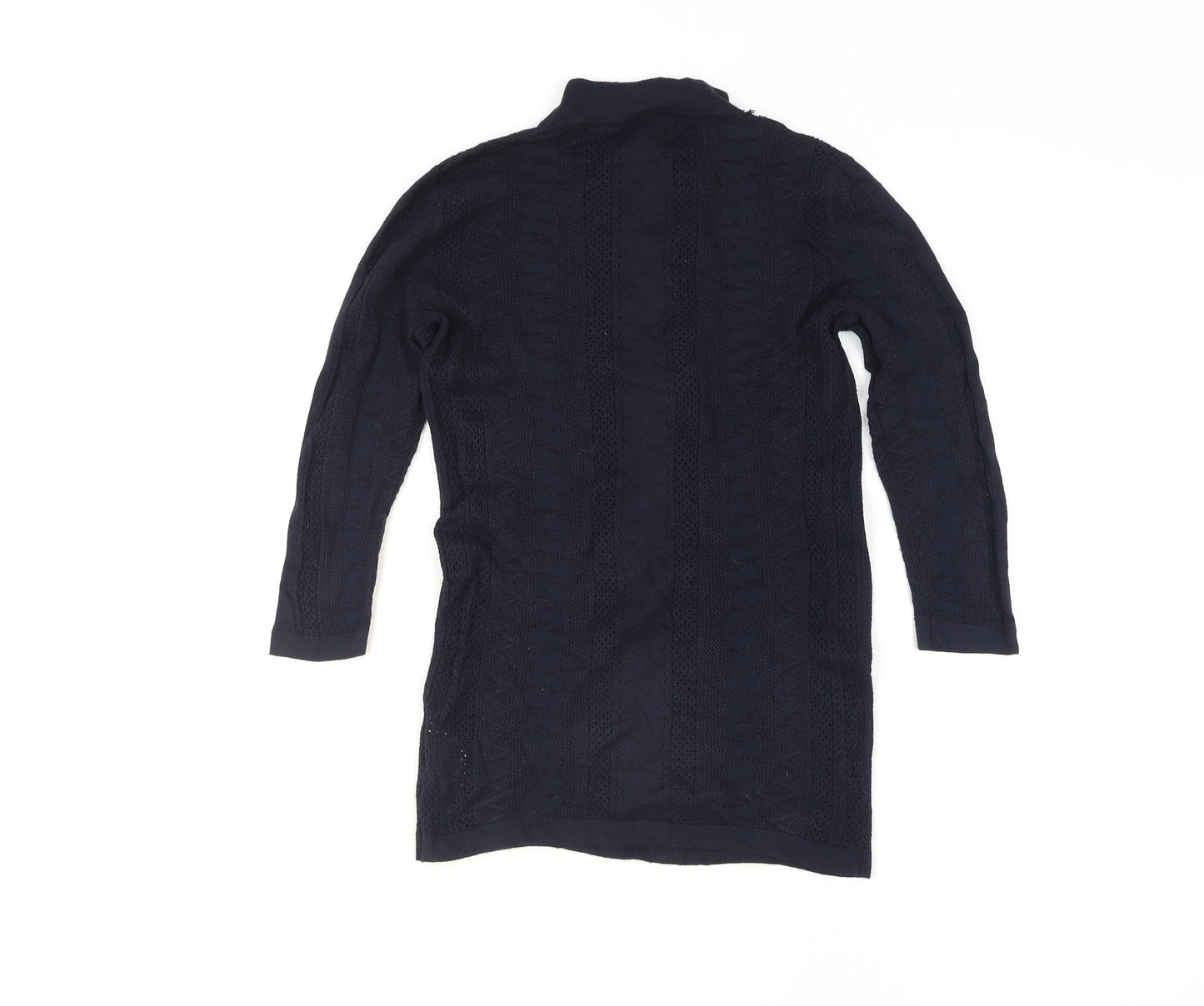 Warehouse Women’s Blue Roll Neck Tunic Jumper Size 6