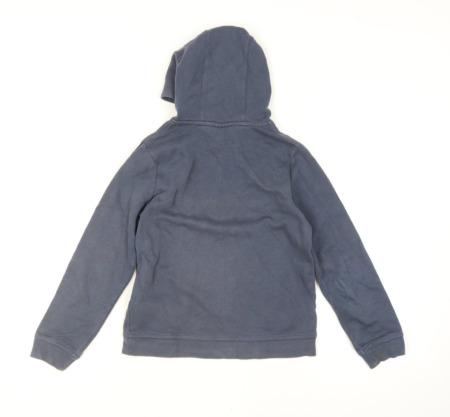 Nike Boys Blue Pullover Hoodie Size 10-11 Years Fleece Logo Sweatshirt