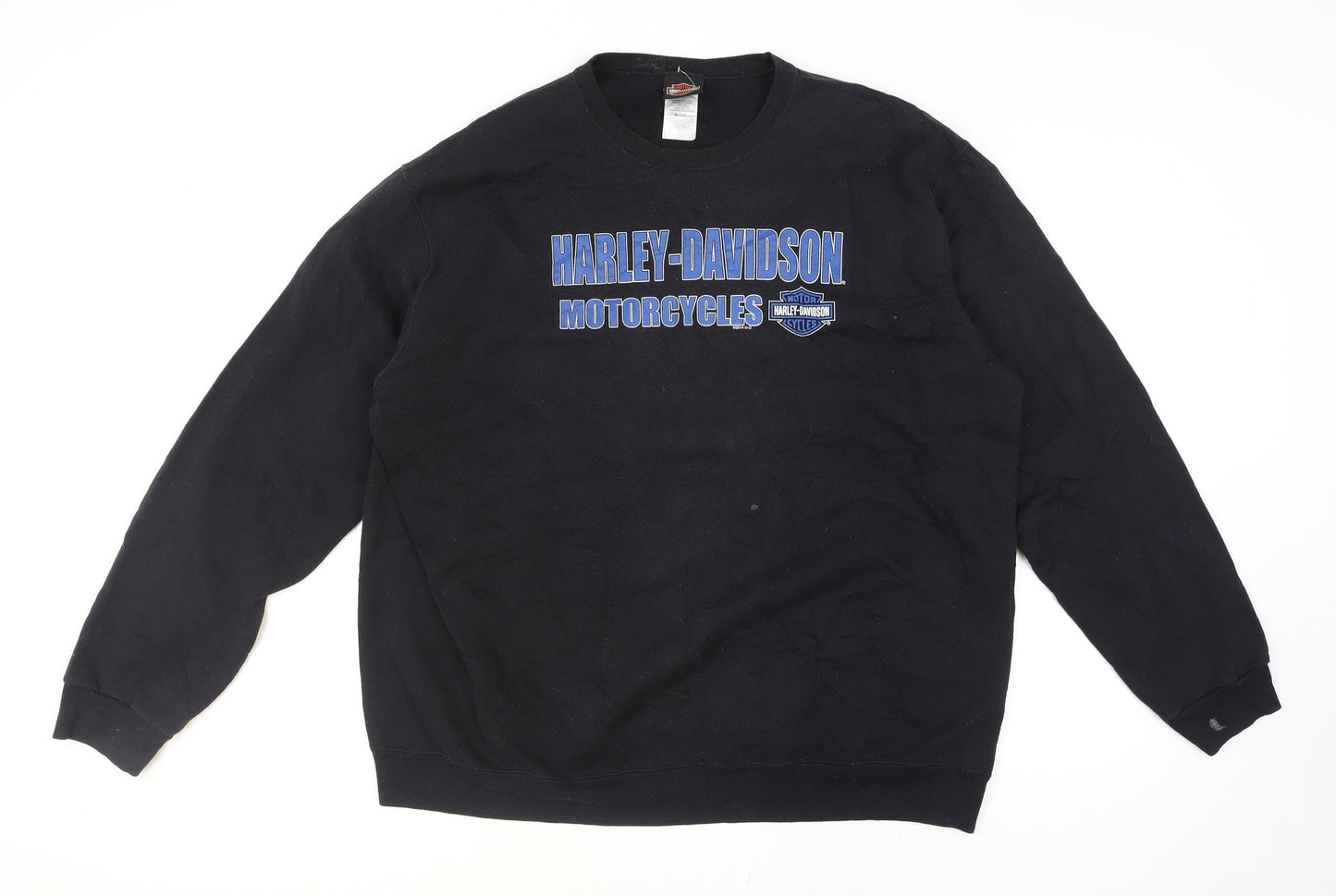 Harley-Davidson Men’s Black 2XL Pullover Sweatshirt Biker Graphic