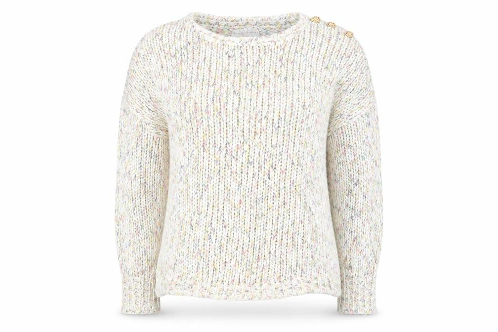 Mantaray Women's Multicoloured Chunky Knit Jumper Size 10