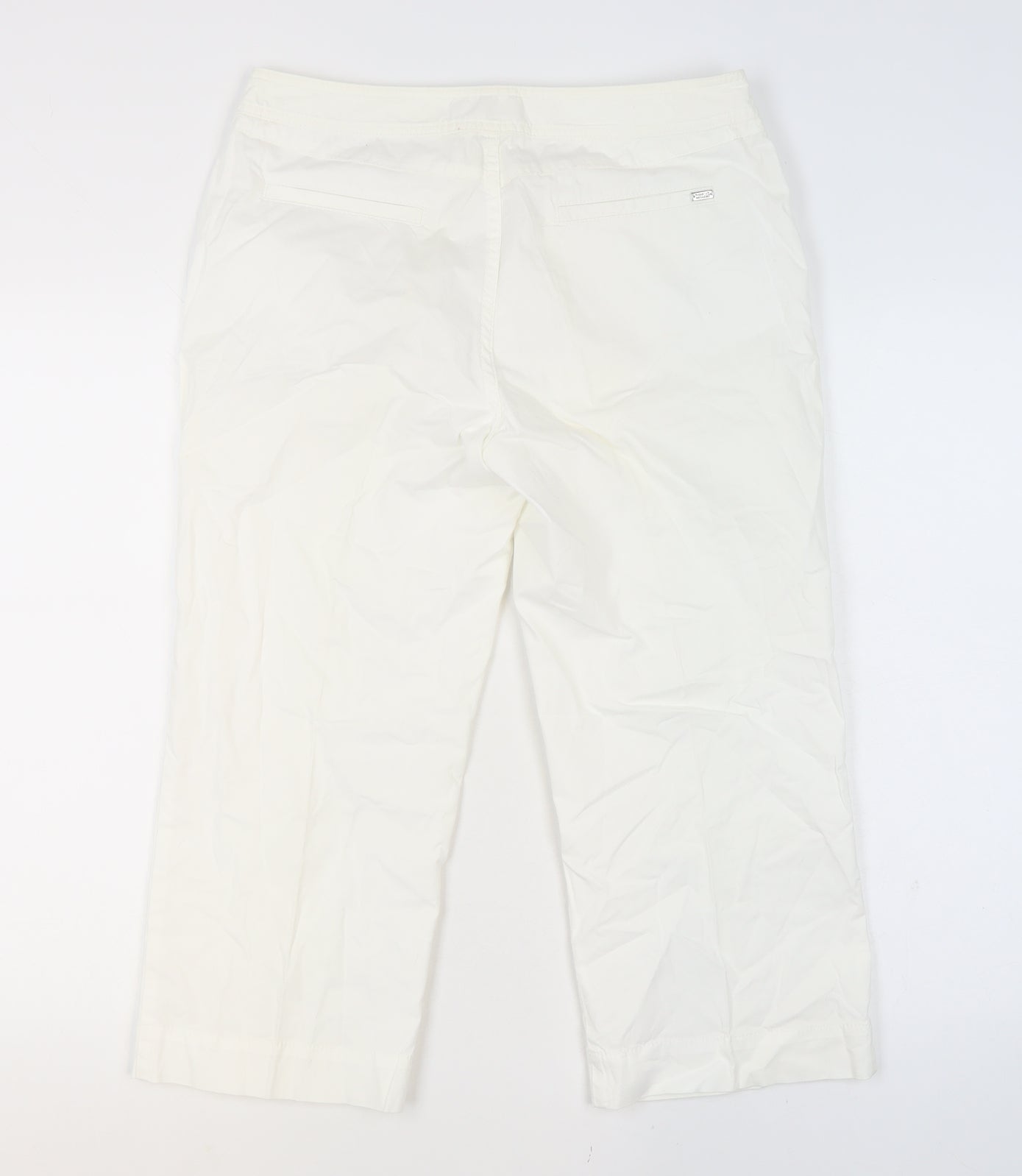 Marks & Spencer Autograph Women’s White Chino Trousers Size 12 Regular
