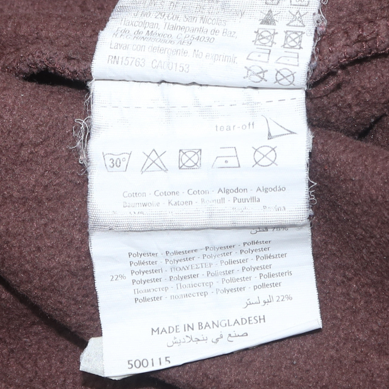 Champion Men's Brown Small Pullover Hoodie with Logo Print