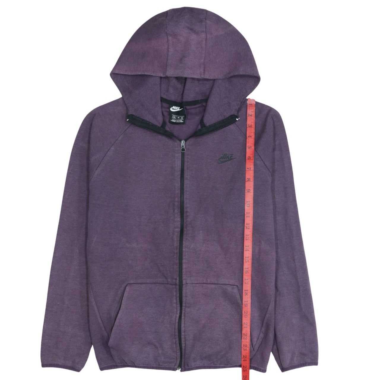 Nike Men's Purple Full Zip Hoodie XL Regular Fit Sportswear