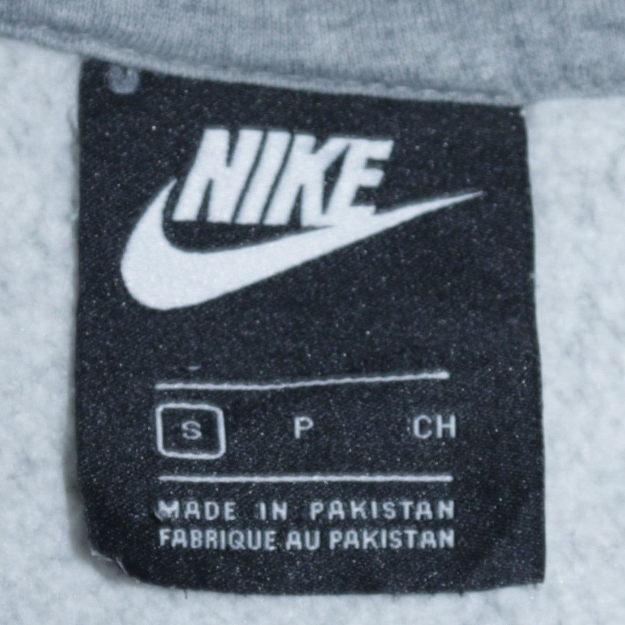 Nike Men's Grey Pullover Hoodie Small Logo Sportswear