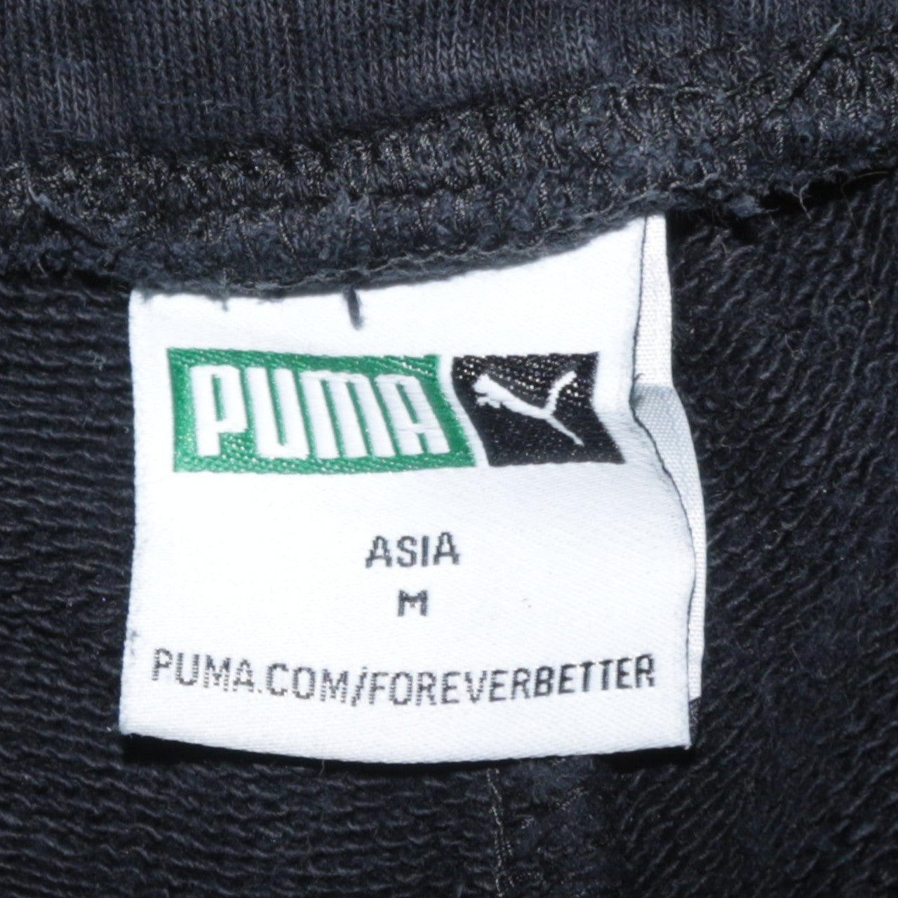 Puma Men's Black Jogger Sweatpants M Cotton Blend Sportswear