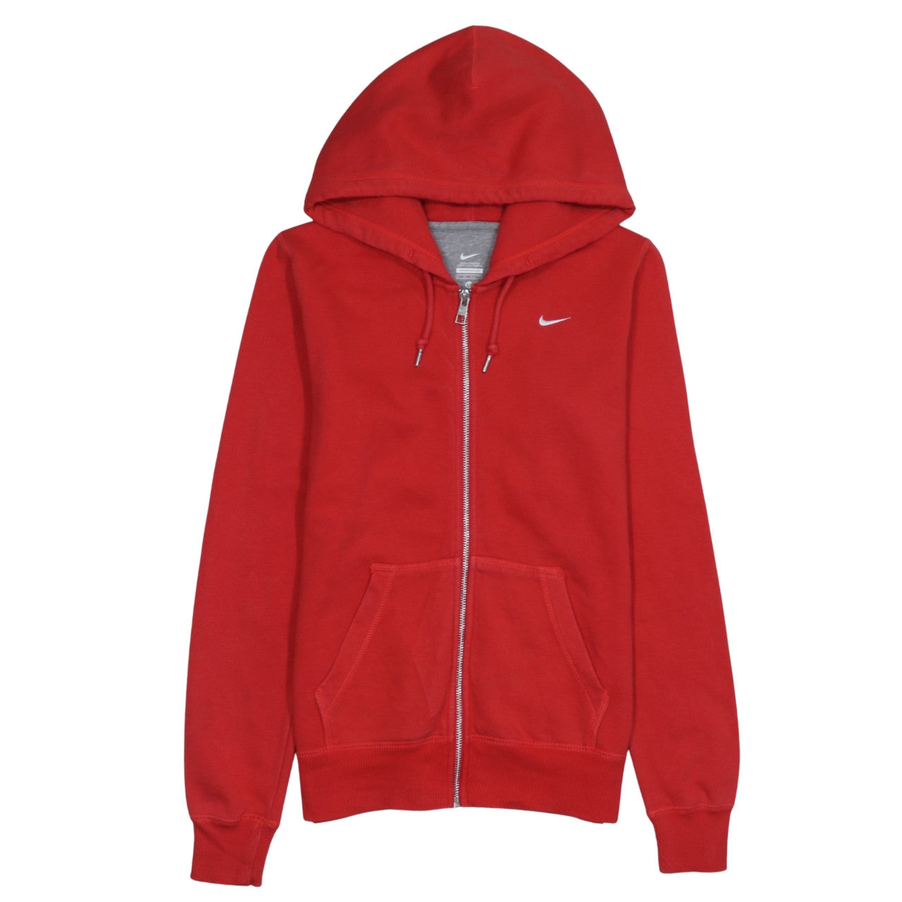 Nike Men's Red Full Zip Hoodie XS - Classic Sportswear