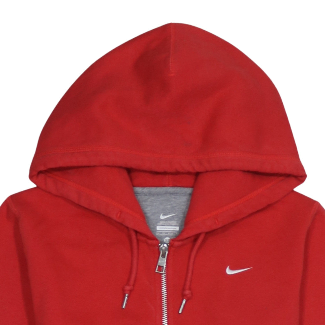 Nike Men's Red Full Zip Hoodie XS - Classic Sportswear