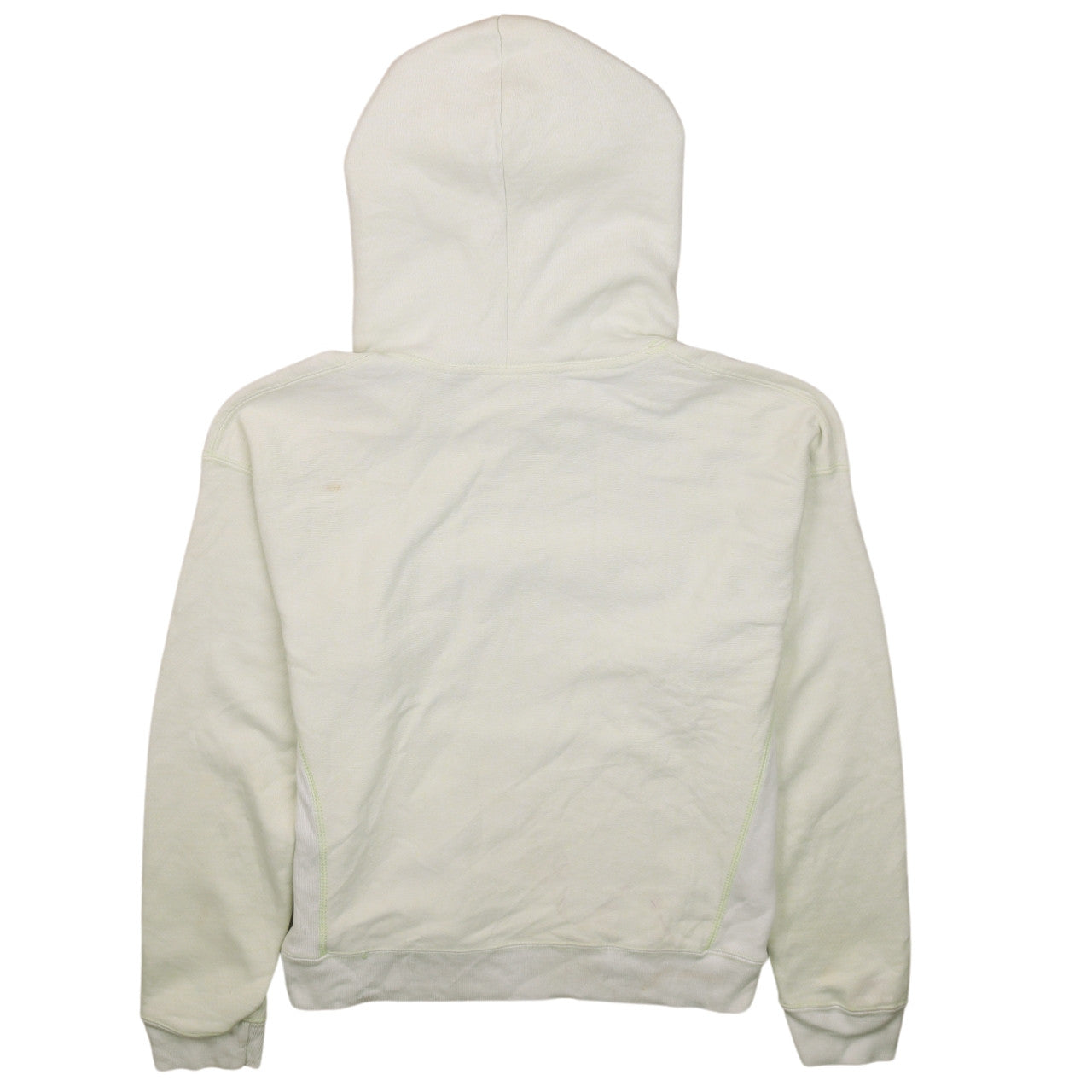 Champion Women Beige Hoodie Medium Reverse Weave Pullover Cotton Blend