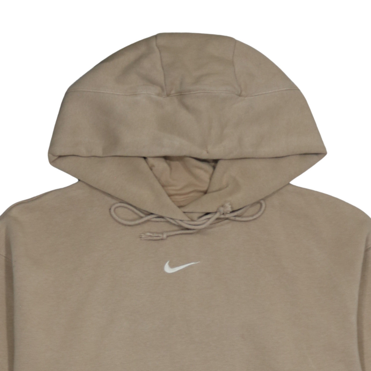 Nike Men's Beige Hoodie Pullover Medium Cotton Blend Classic Fit