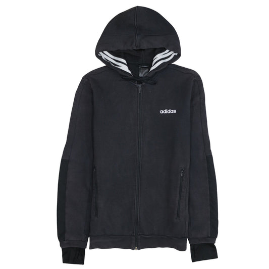 Adidas Men's Black Full Zip Hoodie Size S Regular Fit