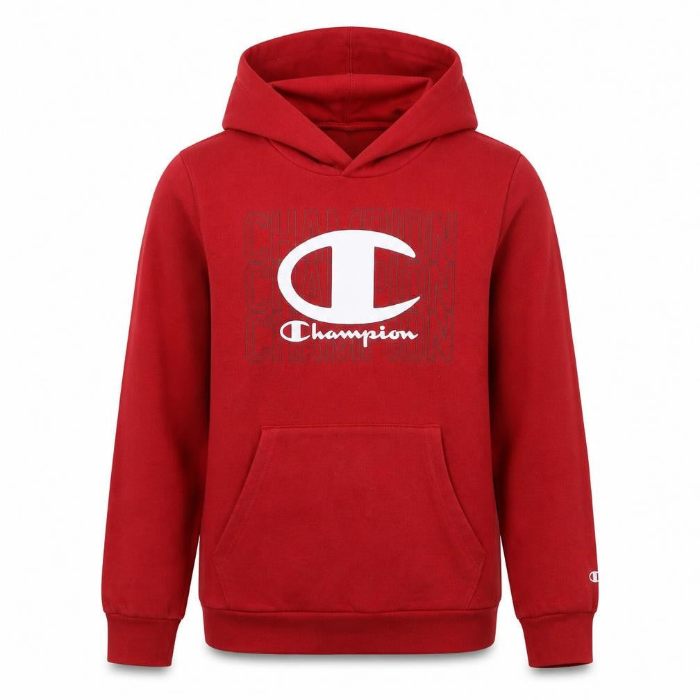 Champion Boys Red 2XL Hoodie Pullover Fleece Sweatshirt