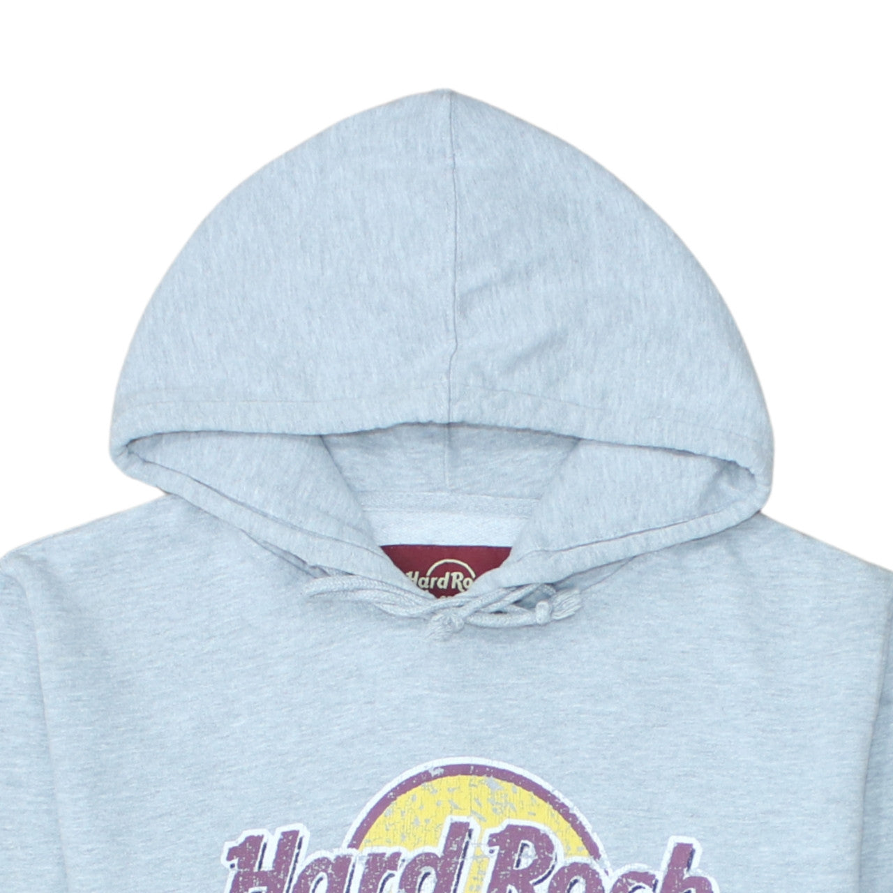 Hard Rock Cafe Oslo Mens Grey Pullover Hoodie Medium