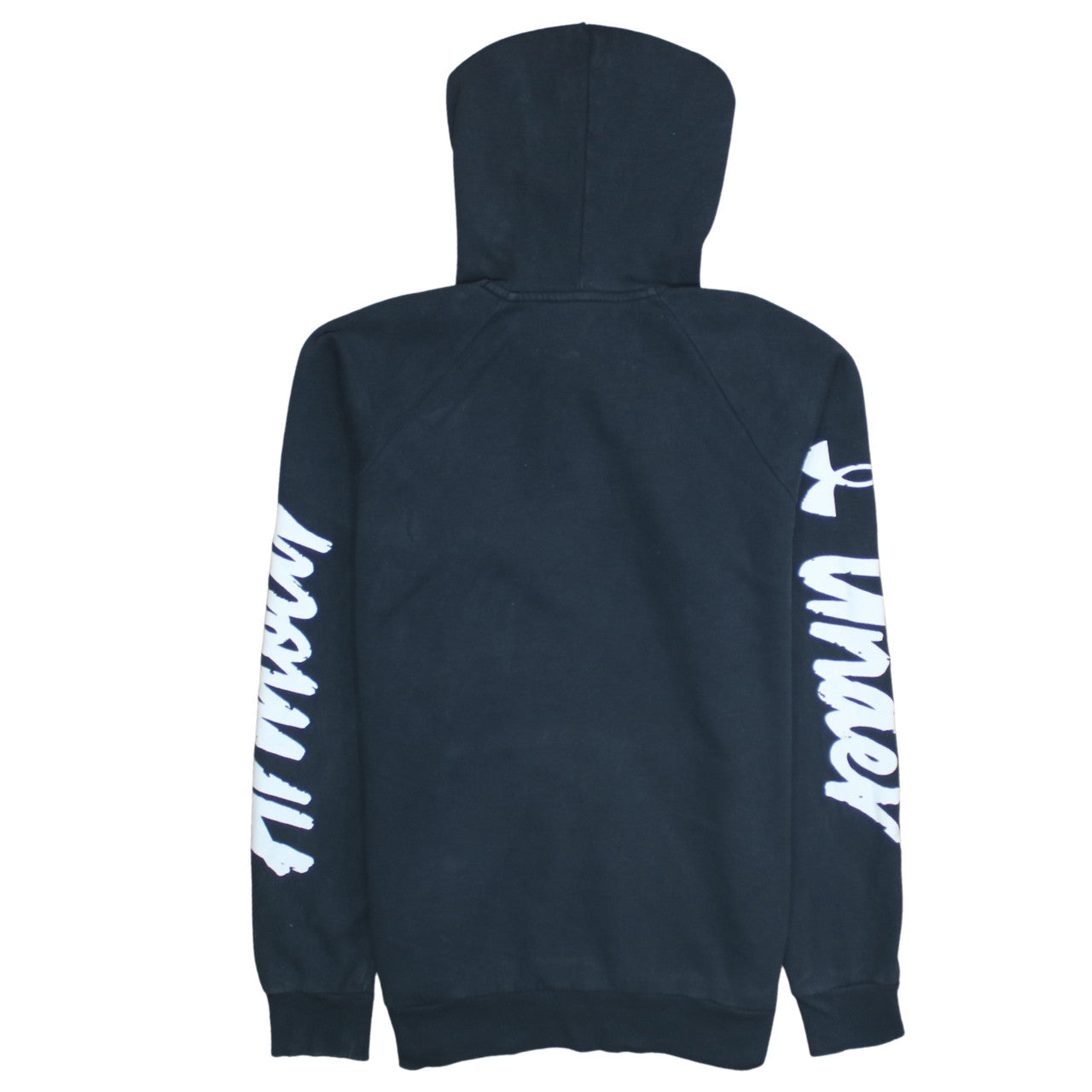 Under Armour Mens Black Small Pullover Hoodie Fleece Graphic Sportswear
