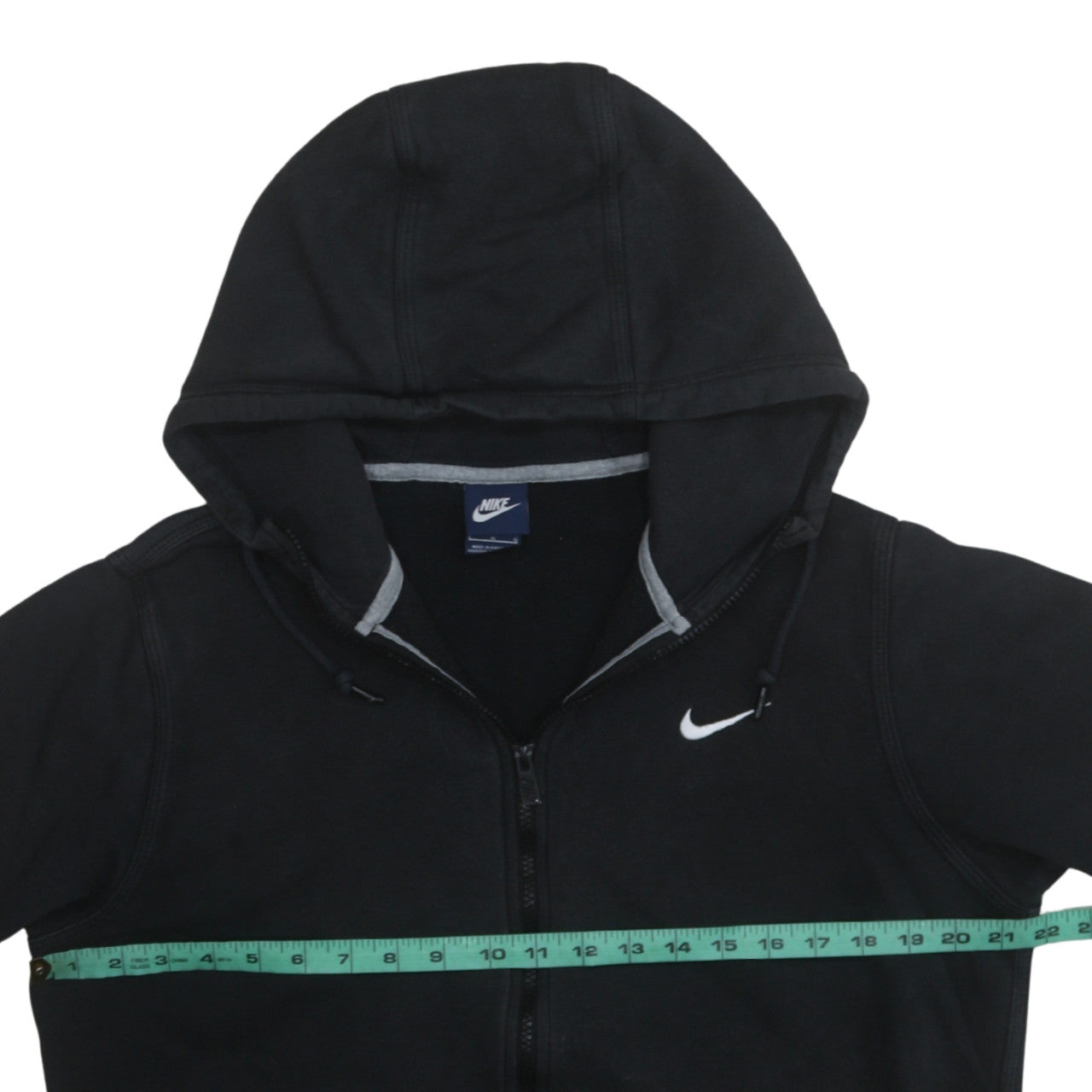 Nike Men's Black Full Zip Hoodie Size L Fleece Sportswear